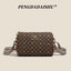 Women's Bag New Alphabet Print Shoulder Bag Fashion Retro Pillow Bag High-End Crossbody Bag Trendy