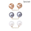 3/6/8Pcs Clothing Accessories Pearl Brooch Detachable Double Head Pin Waist Clip Jewelry Accessory Multifunctional Pants Pin