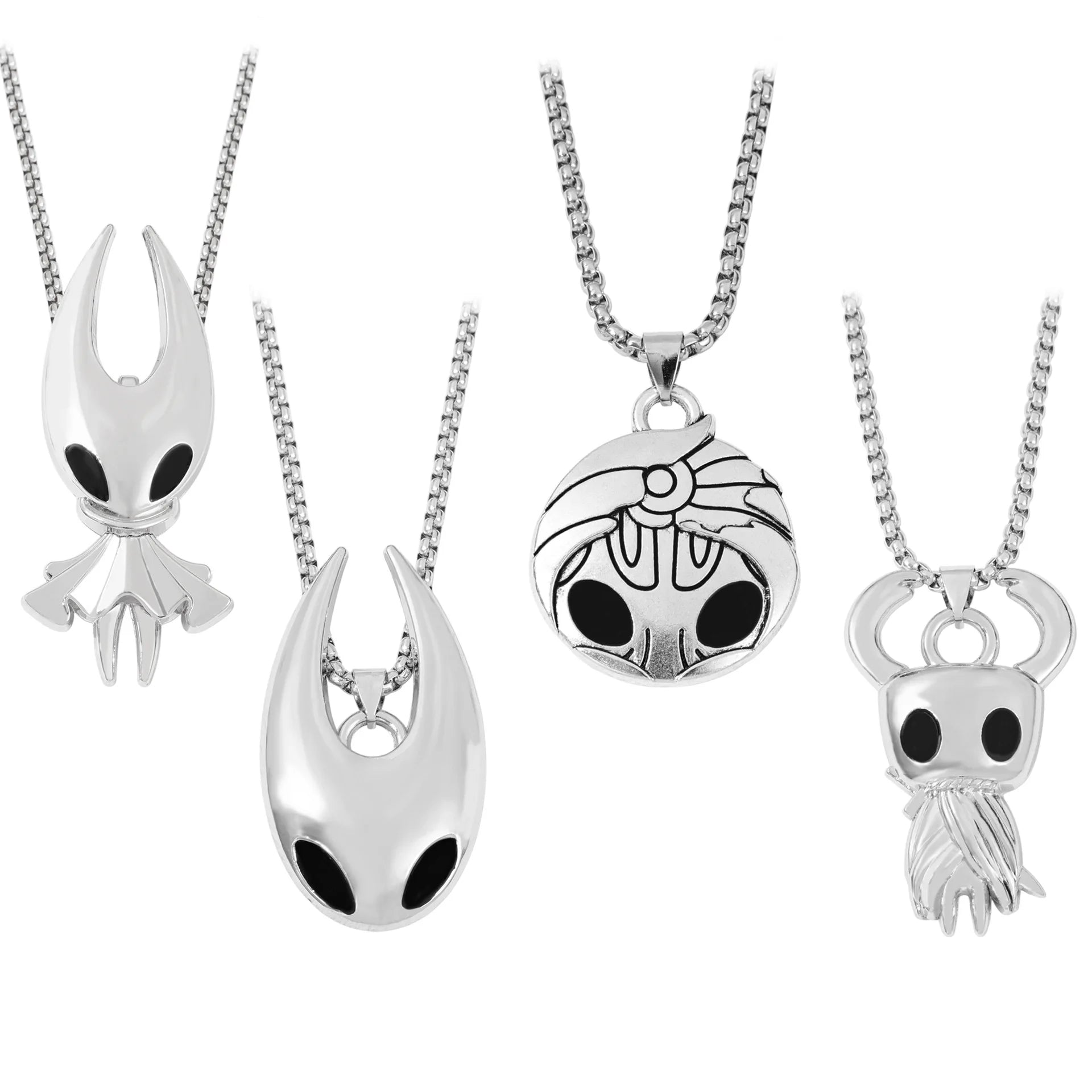Fashion gaming jewelry accessories, Hollow Knight-themed necklace, popular game Silk Song hip-hop necklace accessory Main image