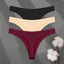 3Pcs/set Cotton Seamless Panties Comfort Underwear for Women Low Waist Breathable Thongs Sexy Solid Sport G-String Soft Lingerie