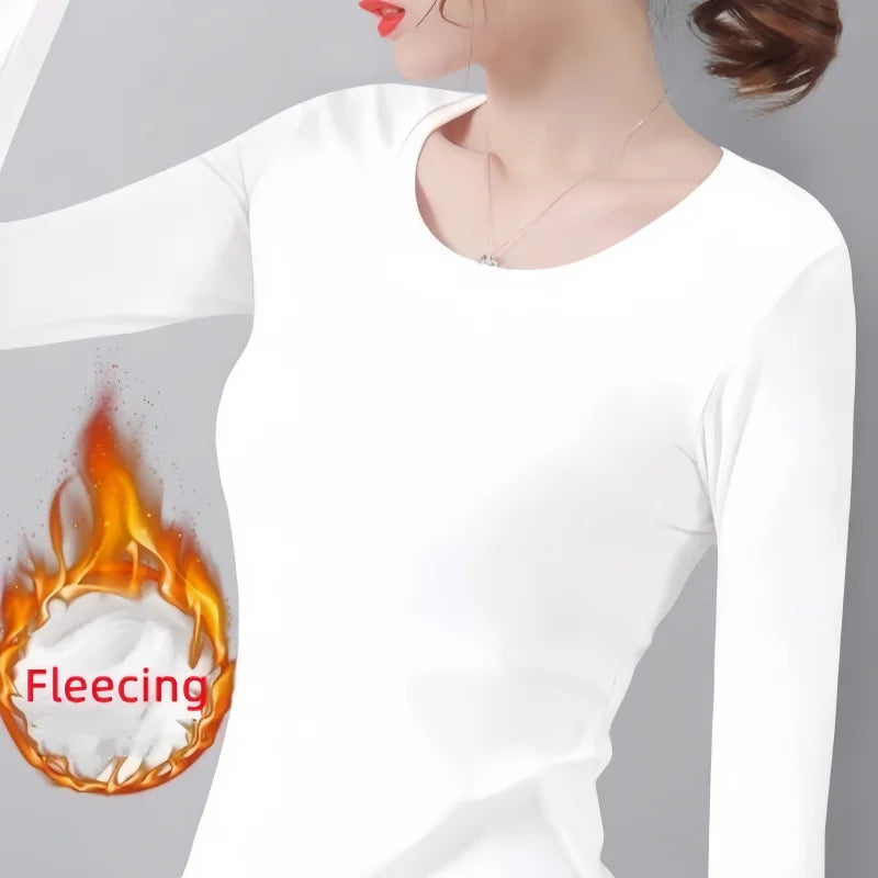 Women's Thermal Turtleneck Long Sleeve Pullover Secondary image