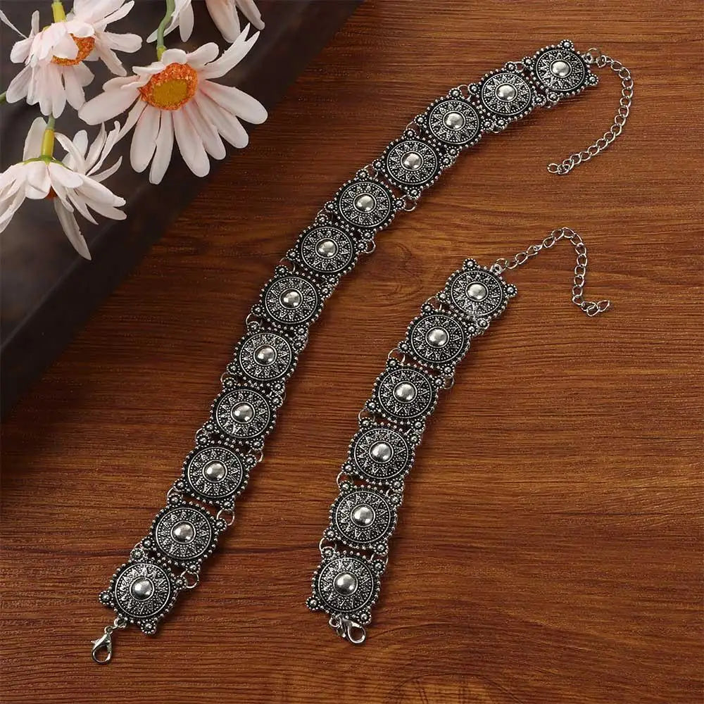 Boho jewelry accessories include fashionable bracelets necklaces wrist jewelry and neck jewelry. Secondary image