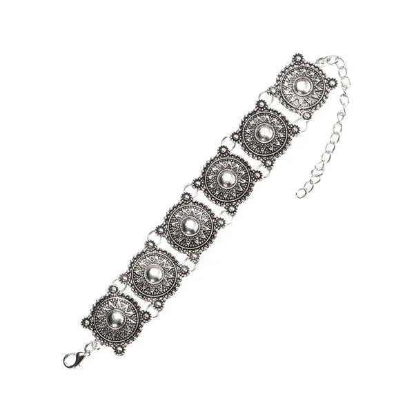 Boho jewelry accessories include fashionable bracelets necklaces wrist jewelry and neck jewelry.