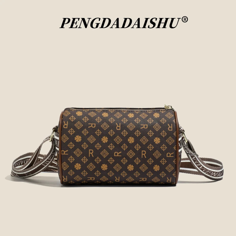 Women's Bag New Alphabet Print Shoulder Bag Fashion Retro Pillow Bag High-End Crossbody Bag Trendy Secondary image