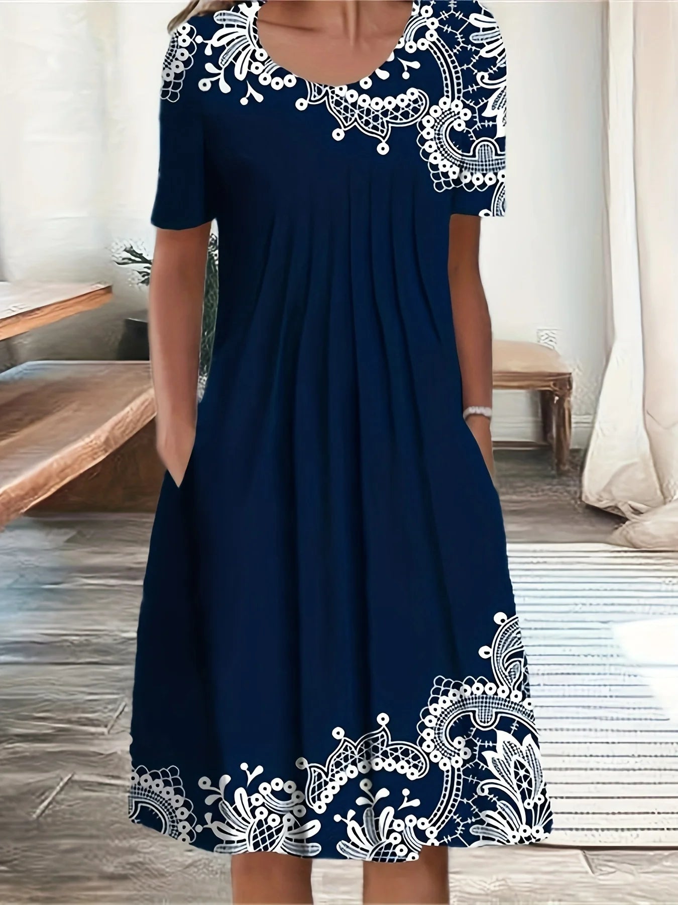 Plus Size Fashion Elegant Women Dress Loose Casual Dress Women Dress New Temperament Main image