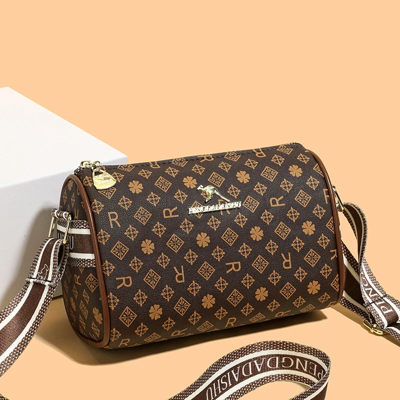 Women's Bag New Alphabet Print Shoulder Bag Fashion Retro Pillow Bag High-End Crossbody Bag Trendy Main image