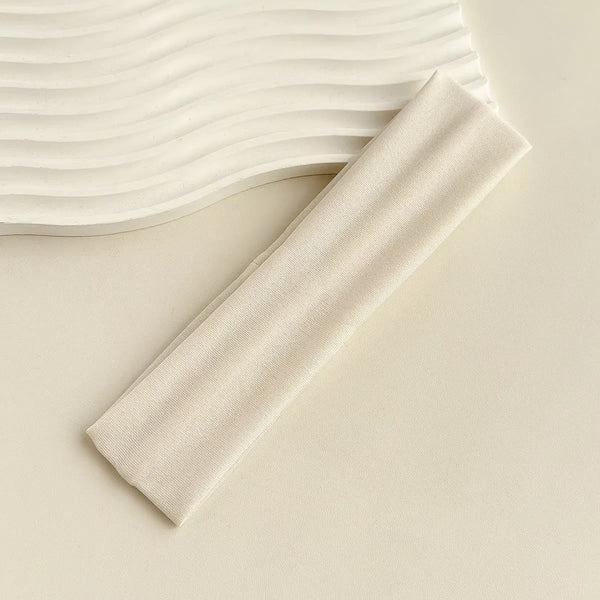 Four Seasons Solid Sports Headbands For Women Fitness Running Yoga Solid Color Elastic Hairbands Stretch Makeup Hair Accessories
