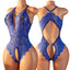 Woman Body Suit Hot Low Neck Backless Erotic Babydoll Dresses desire Costume Outdoor Sexy Curvy Lingerie Intimate Night Outfit
